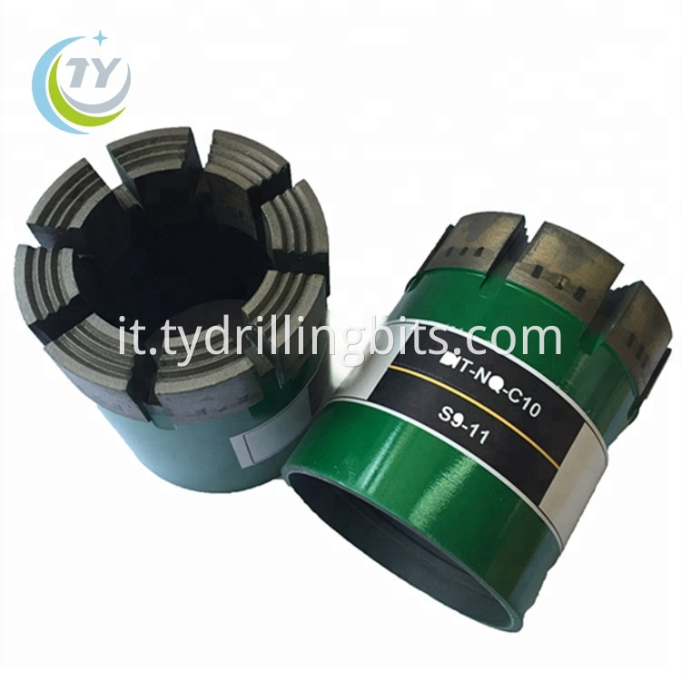 Impregnated NQ size casing shoe bit